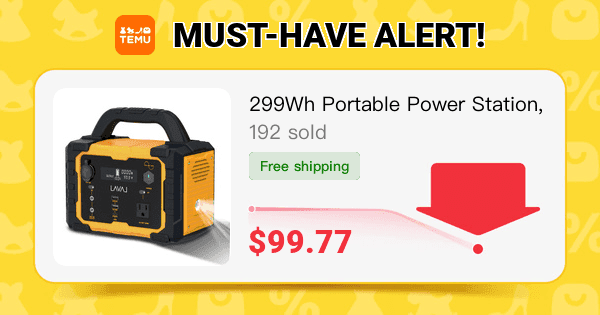 Portable Solar Generator Temu
