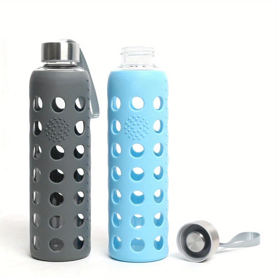 20 oz Reusable Glass Water Bottle